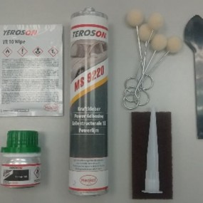 Kit de collage pour les éléments aérodynamiques