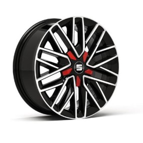 Cache-moyeux design étoile desire red